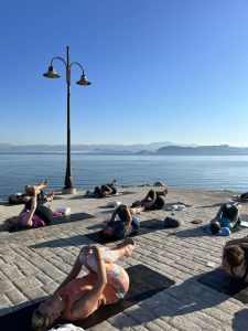 Yoga Retreat Griechenland Yogastunde